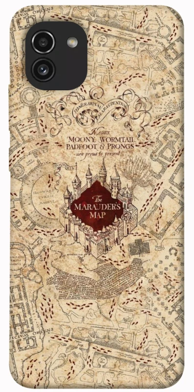 Чехол на Samsung Galaxy A03 Harry Potter Marauder's Map фото 1 из 1
