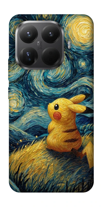 Чохол на Xiaomi 15T Pro Pikachu and Van Gogh фото 1 з 1