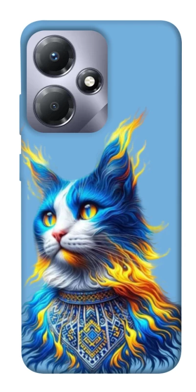 Чохол на Infinix Hot 30 Play Кіт патріот фото 1 з 1