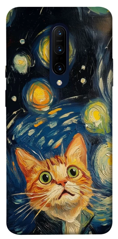 Чехол на OnePlus 7 Pro paint cat фото 1 из 1