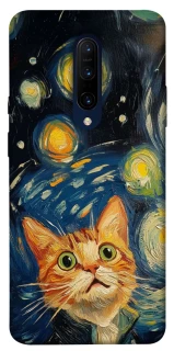 Чехол на OnePlus 7 Pro paint cat фото 1 из 1