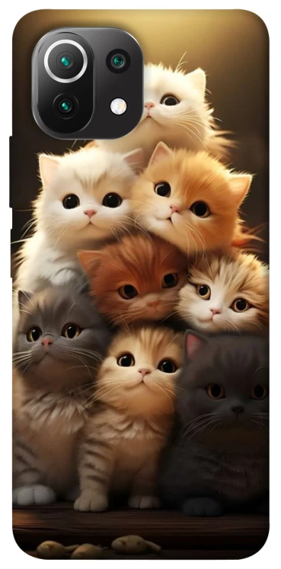 Чохол на Xiaomi Mi 11 Lite Чохол Kittie Love v2 фото 1 з 1
