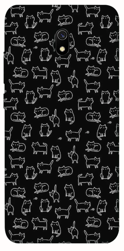 Чохол на Xiaomi Redmi 8a Black Cats фото 1 з 1