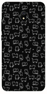 Чохол на Xiaomi Redmi 8a Black Cats фото 1 з 1