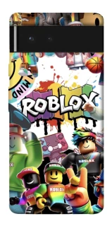 Чехол на Google Pixel 6 Roblox Characters Collage фото 1 из 1