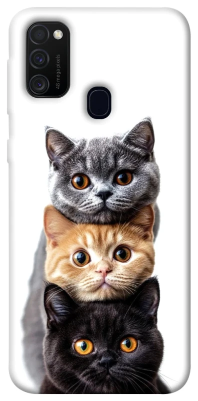 Чохол на Samsung Galaxy M21 Гарні котики фото 1 з 1