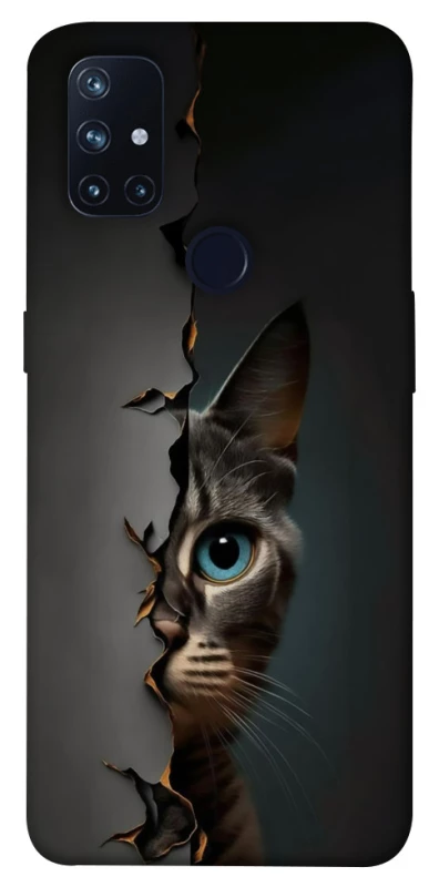 Чохол на OnePlus Nord N10 5G Кіт-підглядач v2 фото 1 з 1