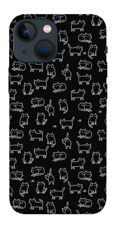 Чохол на Apple iPhone 13 mini (5.4") Black Cats фото 1 з 1