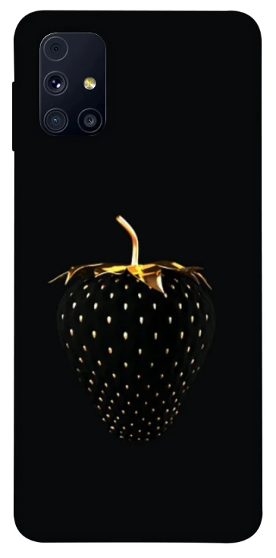 Чохол на Samsung Galaxy M31s Чорна полуниця фото 1 з 1