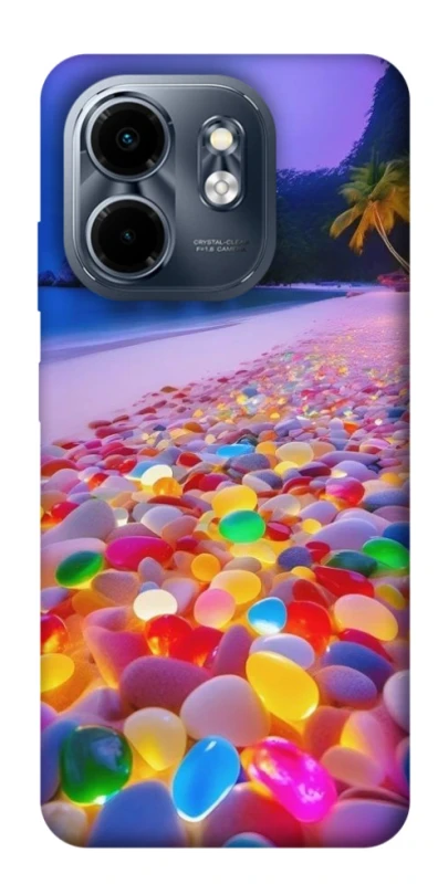 Чохол на Infinix Smart 9 4G / Hot 50i Каміння світиться на березі фото 1 з 1