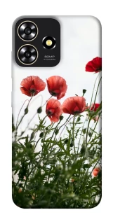 Чехол на ZTE Blade A73 4G Поле маков фото 1 из 1
