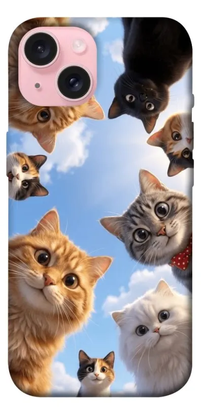 Чохол на Apple iPhone 15 (6.1") Cats фото 1 з 1
