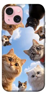 Чохол на Apple iPhone 15 (6.1") Cats фото 1 з 1