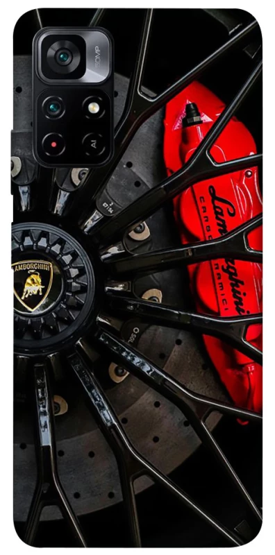 Чехол на Xiaomi Poco M4 Pro 5G Wheel Lamborgini фото 1 из 1