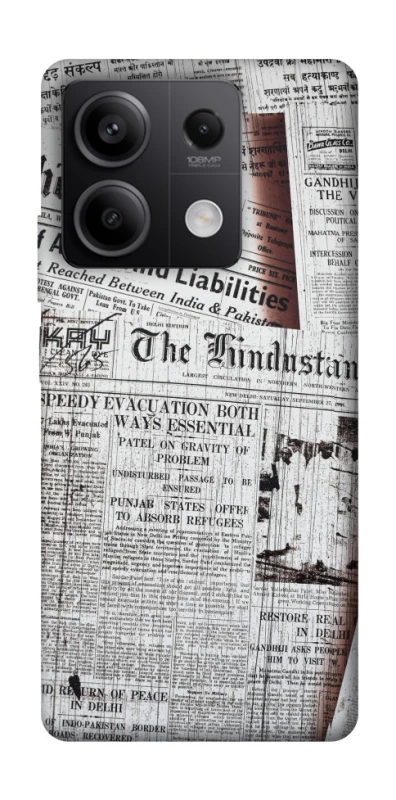 Чехол на Xiaomi Redmi Note 13 5G Газеты фото 1 из 1