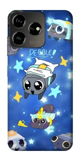 Чехол на ZTE Blade V50 Design 4G Pebble kitten stars фото 1 из 1