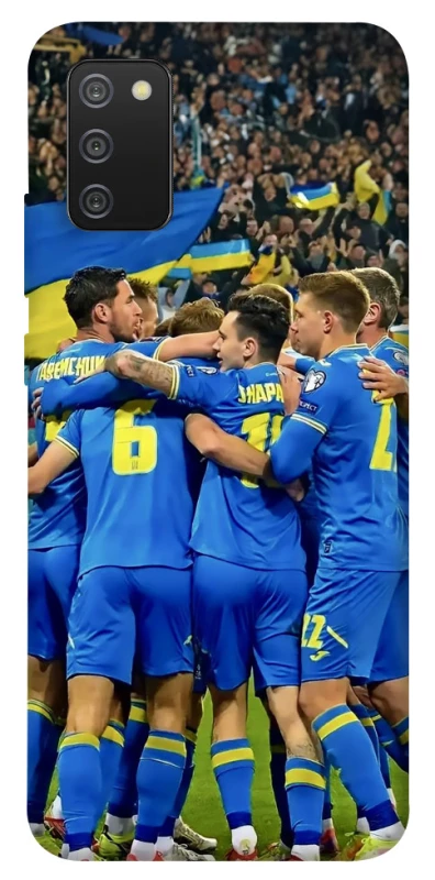 Чехол на Samsung Galaxy A02s Сборная Украины v3 фото 1 из 1