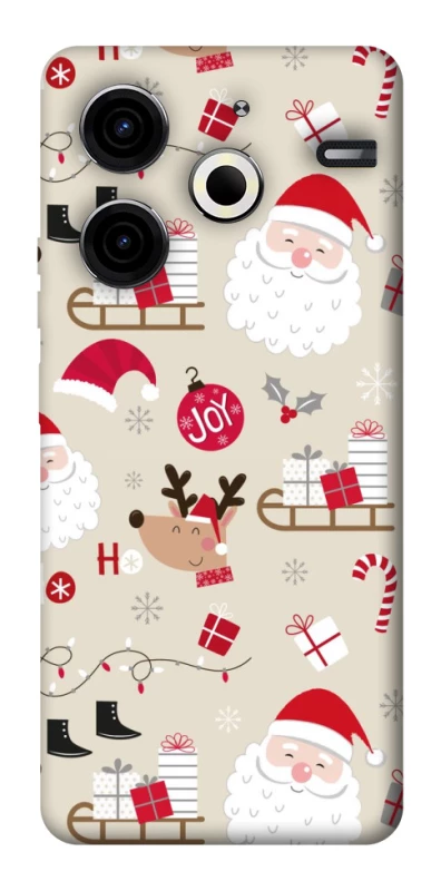 Чохол на TECNO Pova 6 Neo (LI6) Новорічний v1 фото 1 з 1