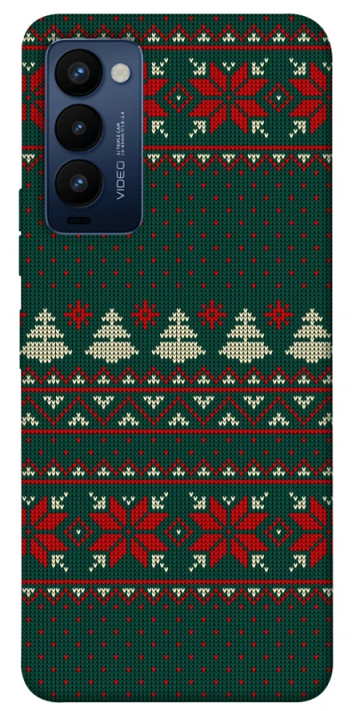 Чехол на TECNO Camon 18 Christmas jumper ver.4 фото 1 из 1