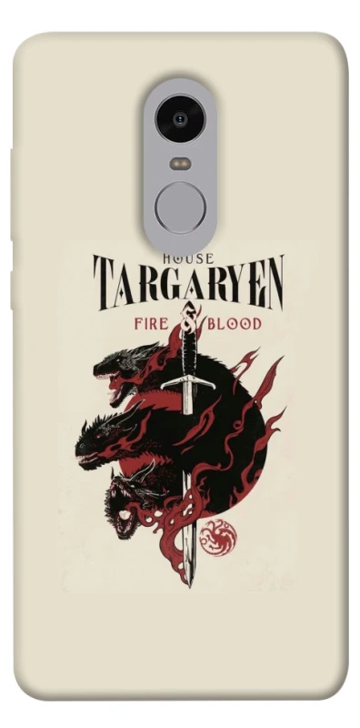 Чехол на Xiaomi Redmi Note 4X / Note 4 (Snapdragon) House of the Dragon ver.4 фото 1 из 1