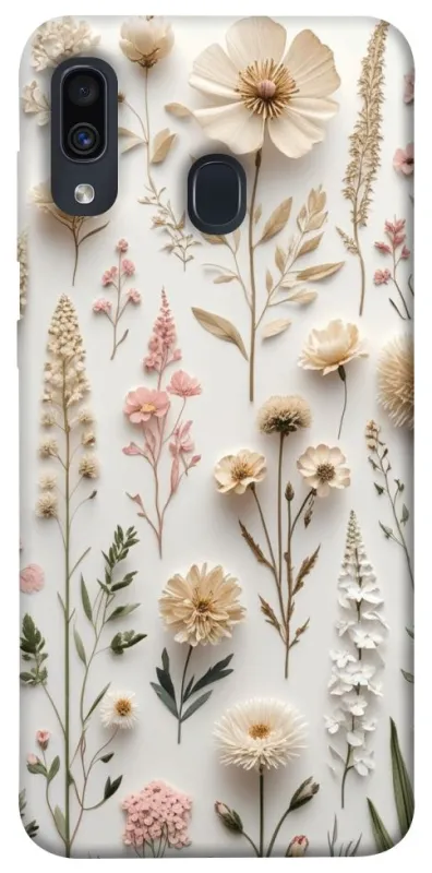 Чехол на Samsung Galaxy A20 / A30 Floral design ver.1 фото 1 из 1