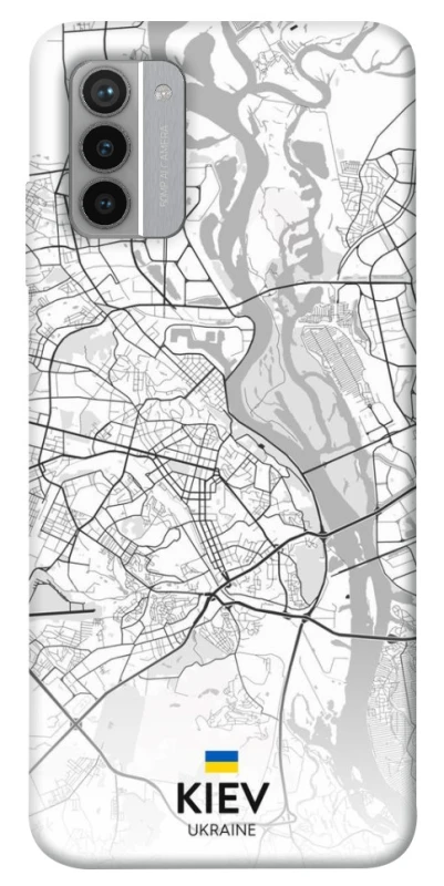 Чохол на Nokia G42 Kiev white map фото 1 з 1