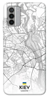 Чохол на Nokia G42 Kiev white map фото 1 з 1