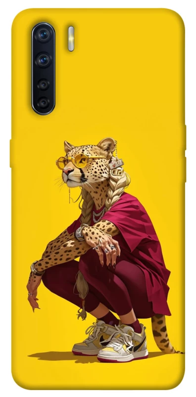 Чехол на Oppo A91 Ягуар фото 1 из 1