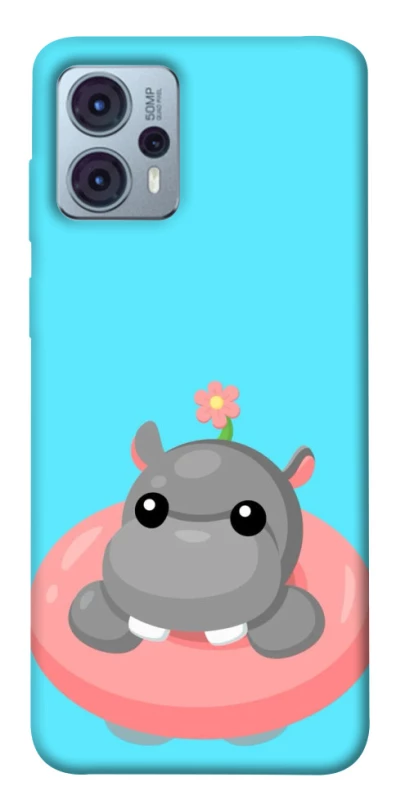 Чохол на Motorola Moto G23 Adopt Me Hippo Floatie фото 1 з 1