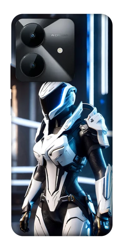 Чехол на Realme Note 60x Cyber space girl ver.6 фото 1 из 1