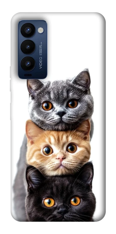 Чохол на TECNO Camon 18 Pro Гарні котики фото 1 з 1