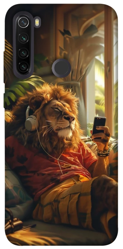 Чехол на Xiaomi Redmi Note 8T Лев v2 фото 1 из 1