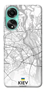 Чохол на Oppo A78 4G Kiev white map фото 1 з 1