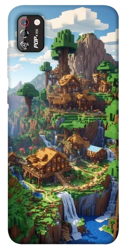 Чехол на TECNO POP 4 Pro Minecraft universe фото 1 из 1