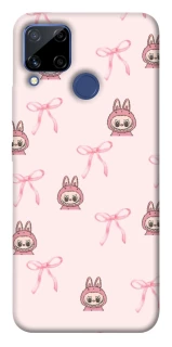 Чохол на Realme C15 Pink bows and Labubus фото 1 з 1