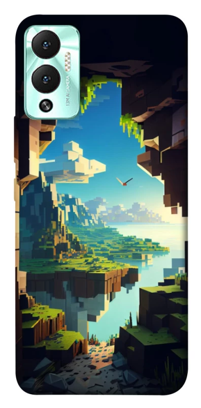 Чохол на Infinix Hot 12 Play Minecraft sunrise фото 1 з 1