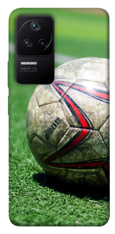 Чохол на Xiaomi Redmi K40S / Poco F4 5G М'яч на газоні фото 1 з 1
