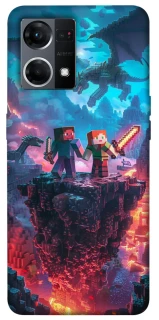 Чохол на Oppo Reno 7 4G Minecraft v3 фото 1 з 1