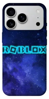 Чехол на Apple iPhone 18 Pro Max Roblox Space Logo Blue фото 1 из 1