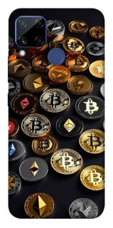 Чехол на Realme C15 Many coins фото 1 из 1