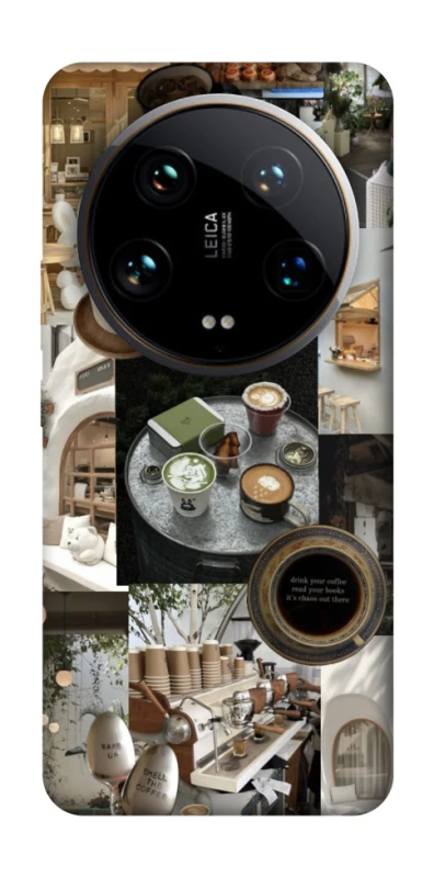 Чохол на Xiaomi 14 Ultra Coffee collage ver.4 фото 1 з 1
