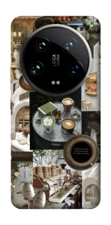 Чехол на Xiaomi 14 Ultra Coffee collage ver.4 фото 1 из 1