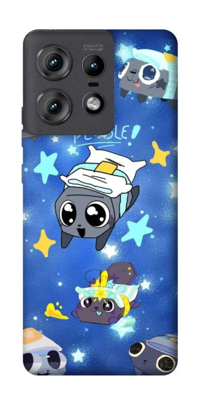 Чохол на Motorola Edge 50 Pro Pebble kitten stars фото 1 з 1