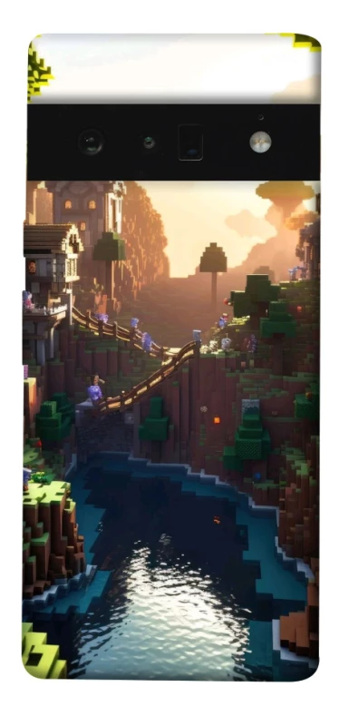 Чохол на Google Pixel 6 Pro Minecraft sunset фото 1 з 1