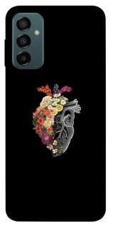 Чехол на Samsung Galaxy M13 4G Heart with flowers фото 1 из 1
