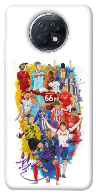 Чехол на Xiaomi Redmi Note 9 5G / Note 9T Football Abstract v2 фото 1 из 1