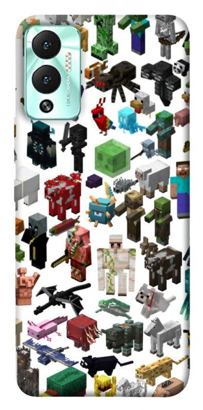 Чохол на Infinix Hot 12 Play Minecraft v4 фото 1 з 1