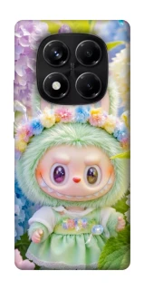 Чехол на Xiaomi Redmi Note 14 Pro 5G Labubu & Flowers ver.2 фото 1 из 1