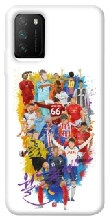 Чохол на Xiaomi Poco M3 Football Abstract v2 фото 1 з 1