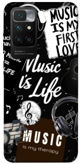 Чехол на Xiaomi Redmi 10 Music is Life фото 1 из 1